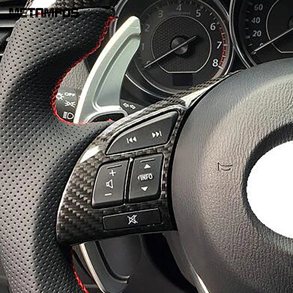 Весло для рулевого колеса Mazda 2 3 6 Φ 2015 2018 с блестками из алюминиевого