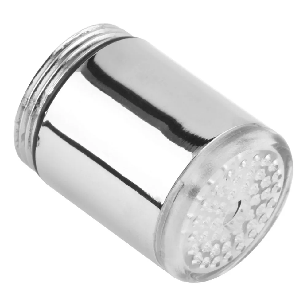 

kitchen faucet head Water Tap Temperature Sensor 3 Color LED Light Change Shower No Battery Glow Left Screw Dropshipping new