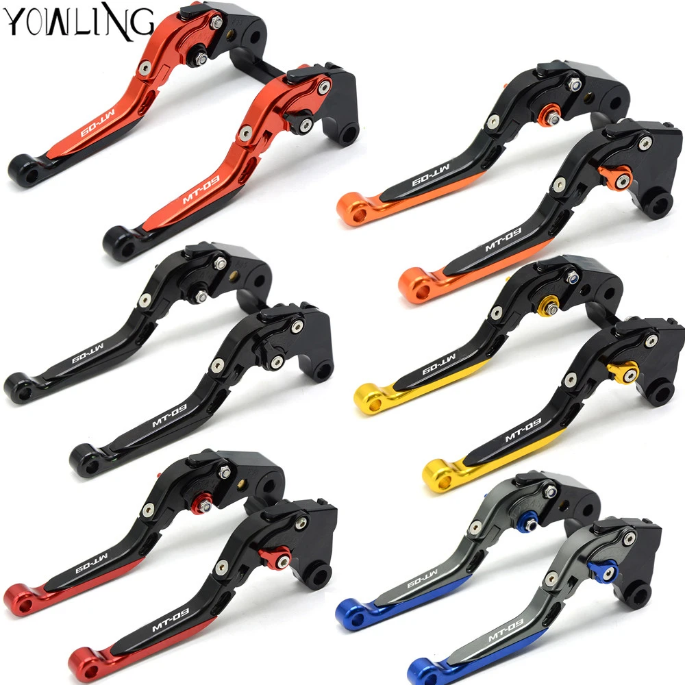 For YAMAHA MT 09 MT09 MT 09 Tracer 2014 2015 2016 Motorcycle CNC Adjustable Folding Extendable