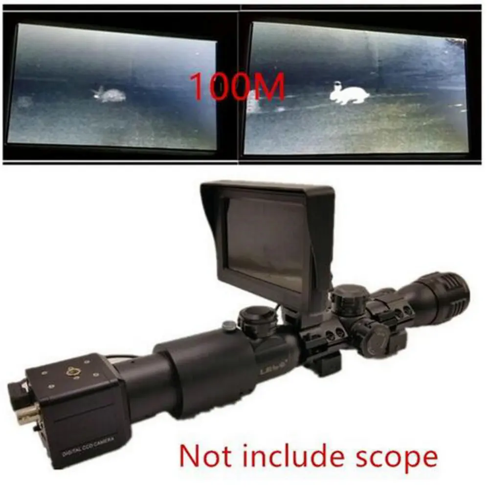 Hunting trail night vision with LCD Screen, Camera Monitor ,Mount Rings