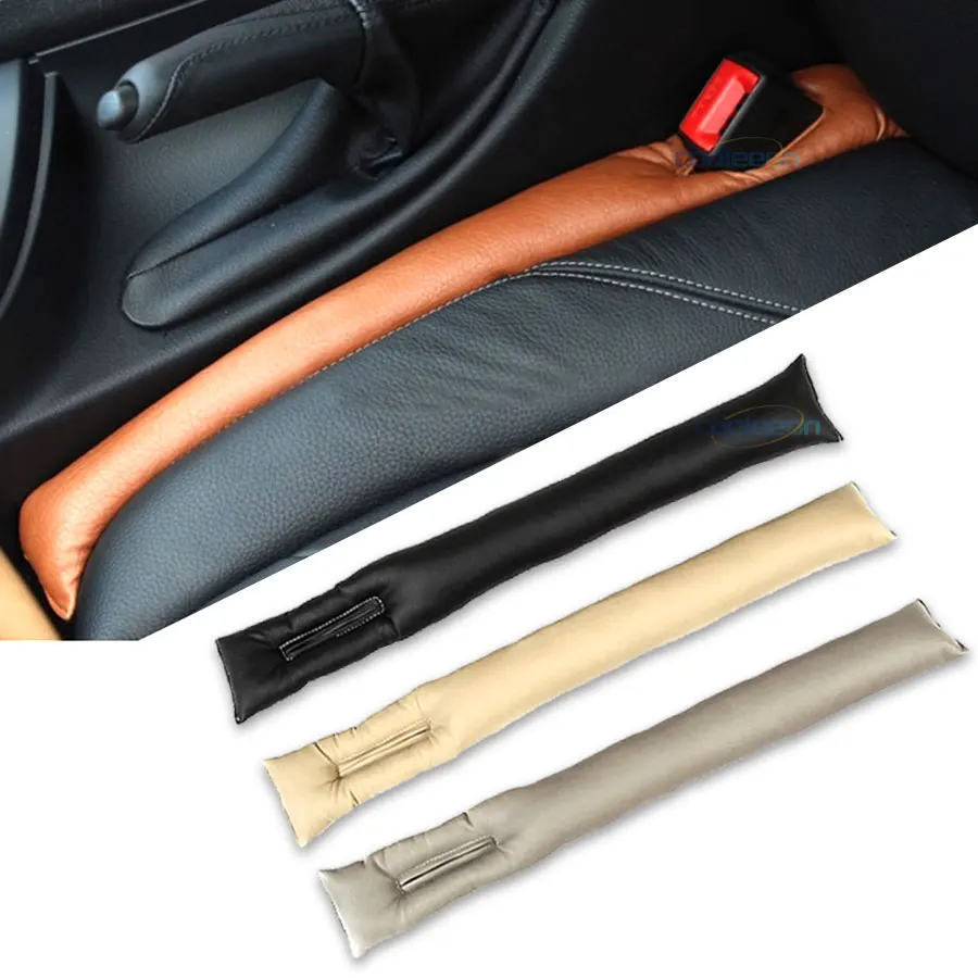 2 قطع الجلود auto gap حشو فاصل سدادة مكافحة قطرة كرسي سيارة الفضاء ملء قطاع سادة تسرب وقف الهاتف مانع الحافظة