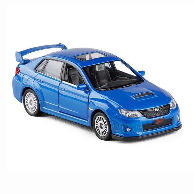 HOMMAT Simulation 136 Subaru WRX STI Car Vehicle Alloy Diecast Toy Car