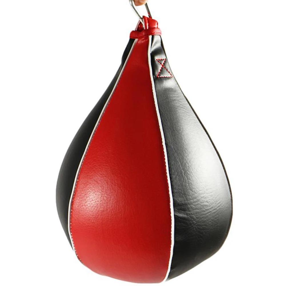 Боксерская груша Форма PU скоростной мяч поворотный удар мешок пробивая упражнения скорость мяч скорость мешок удар фитнес тренировочный мяч