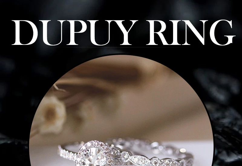 Дюпюи 14 К белого золота Обручение кольцо 5*7 мм овальным вырезом Forever Классический кольцо Книги по искусству деко полный eternity бриллиантами