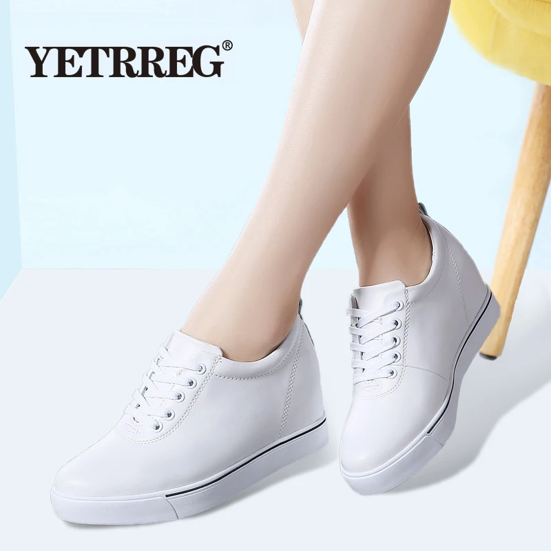 

Brand Autumn women Fashion ballet flats shoes Women Comfortable Genuine Leather Soft shoes Non-slip Lace-up casual Women shoes