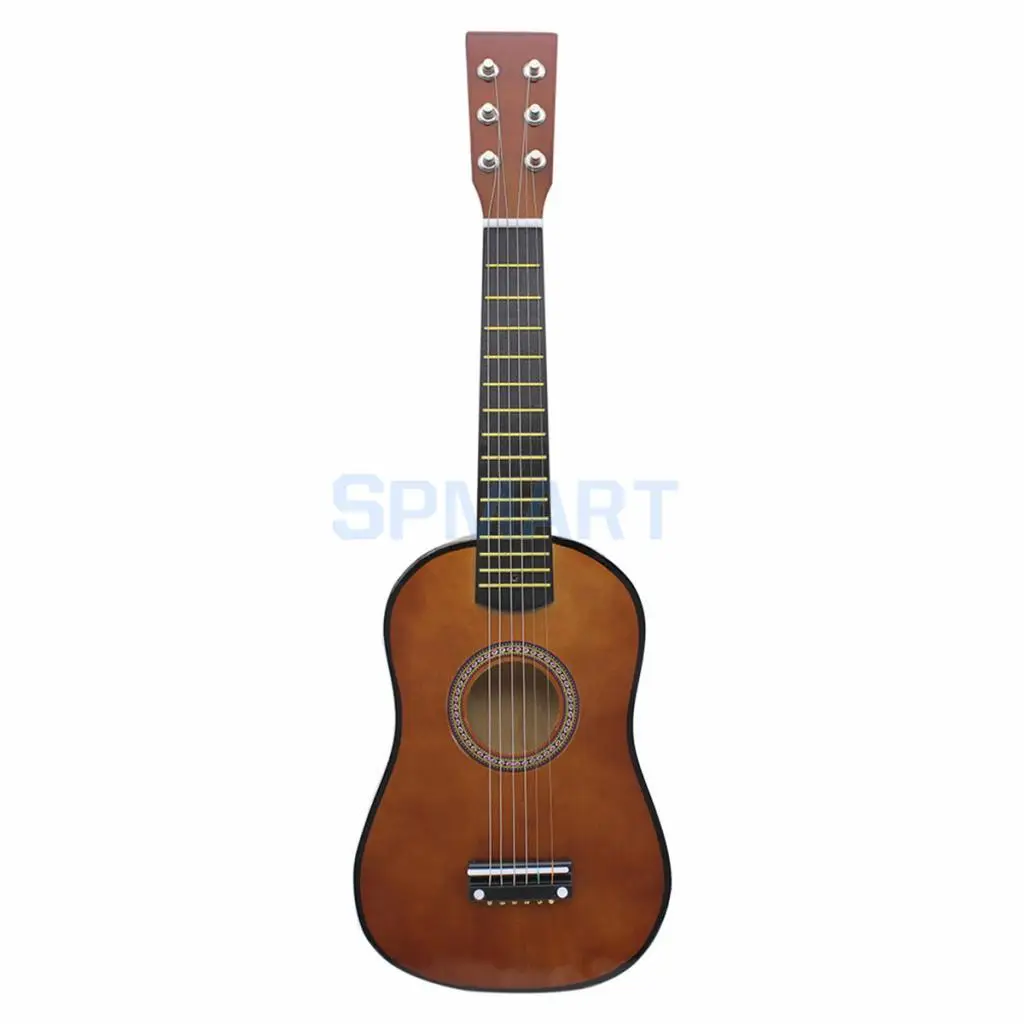 23inch 6 String Acoustic Guitar with Pick Strings for Beginner Kids Adults Musical Gift