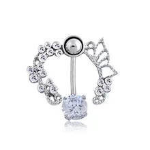 Модные полые пупка кольца сексуальные тела стержни для пирсинга пупка пирсинг Готический ювелирные изделия тела M717