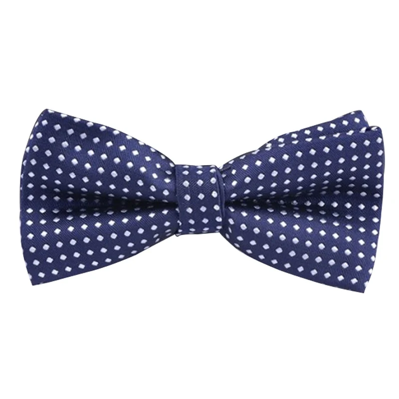 b07 navy blue kid Галстук-бабочка для мужчин, Официальный галстук для мужчин, деловой Свадебный галстук-бабочка для маленьких мальчиков, мужская рубашка в горошек, подарок, PSJ0175 - Цвет: b07 navy blue kid