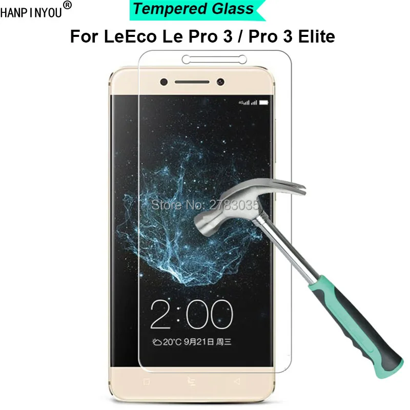 

For Letv LeEco Le Pro 3 X720 Pro3 Elite 5.5" 9H Hardness 2.5D Ultra-thin Toughened Tempered Glass Film Screen Protector Guard