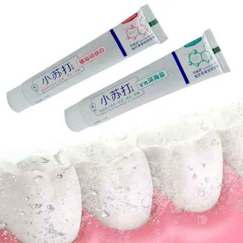 

110g Natural Deep Sea Salt Baking Soda Whitening Bright Dynamic White Toothpaste Whitening Fresh Toothpaste Wholesale