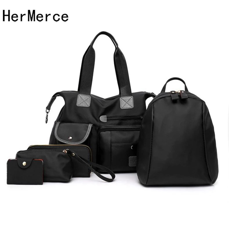 

5 Sets Shoulder Bag Ladies Handbags Female Messenger Bag Casual Tote Crossbody Bags for Women 2018 Sac a Main Torebki Damskie