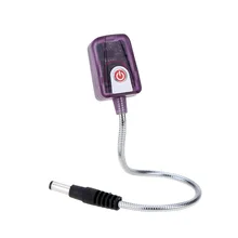 5,5 мм вилка Индукционная приманка рыболовный шланг лампа Датчик Светодиодный светильник для наружной Ночной рыбалки красный белый светильник