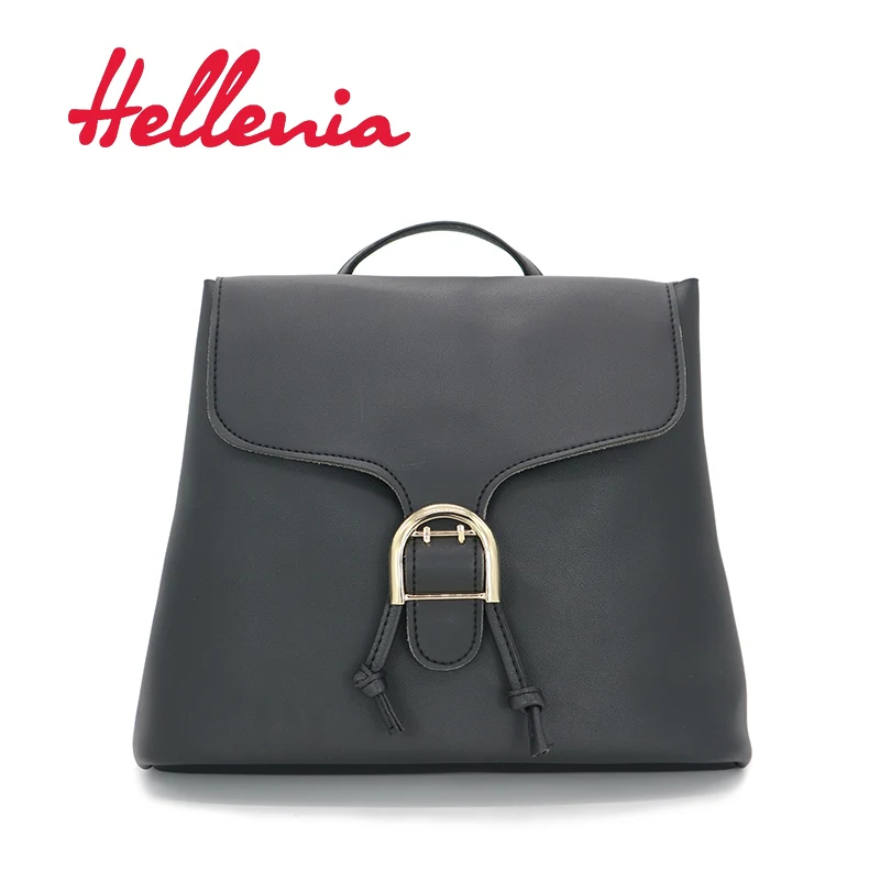 Hellenia 2017 Fashion New Backpack Women bags PU leather Black Travel School Bag girl Mini Bag