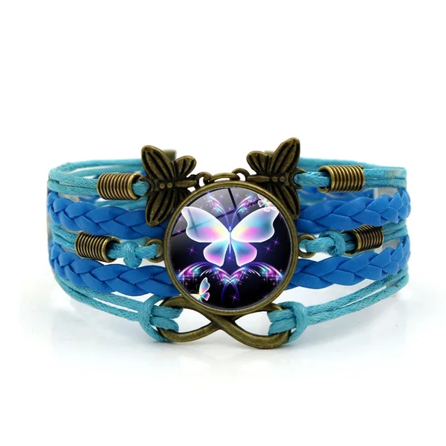 Download 2019 neDIYw romantic butterfly photo glass convex fashion ...