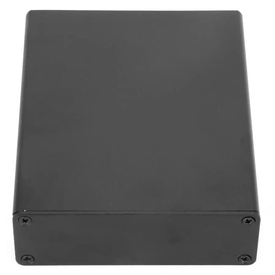 Черная Алюминиевая печатная плата корпус для приборной панели Чехол для электронного проекта для теплорассеивающей печатной платы