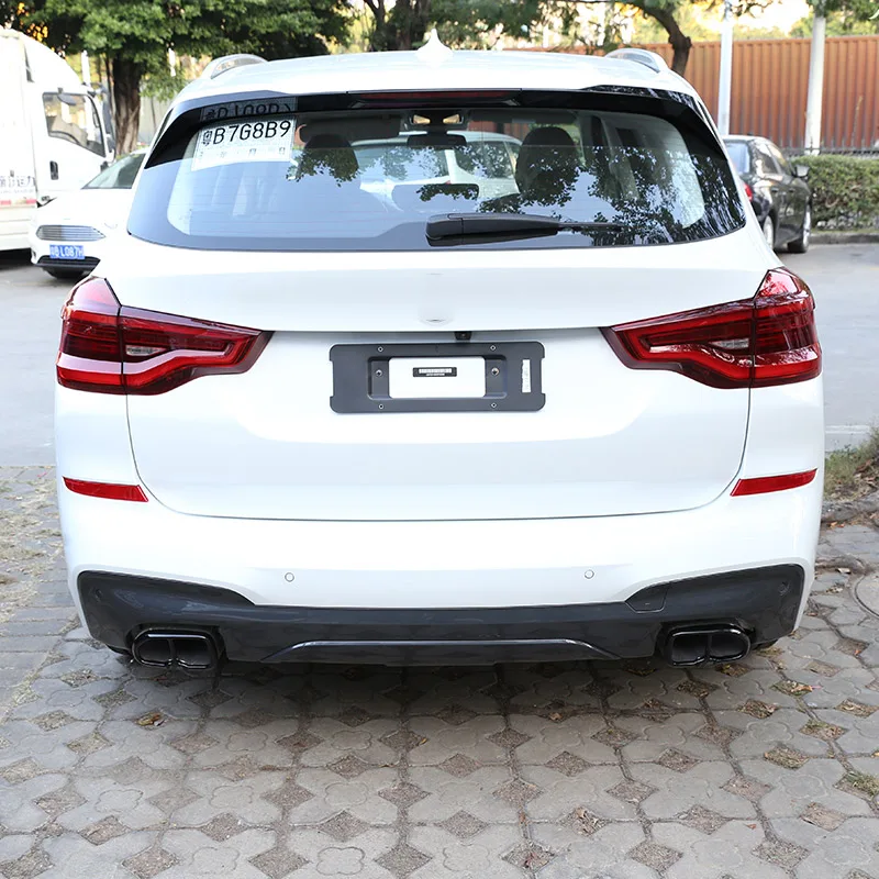 Нержавеющая сталь наконечник выхлопной трубы крышки планки для BMW X3 G01 2018 авто