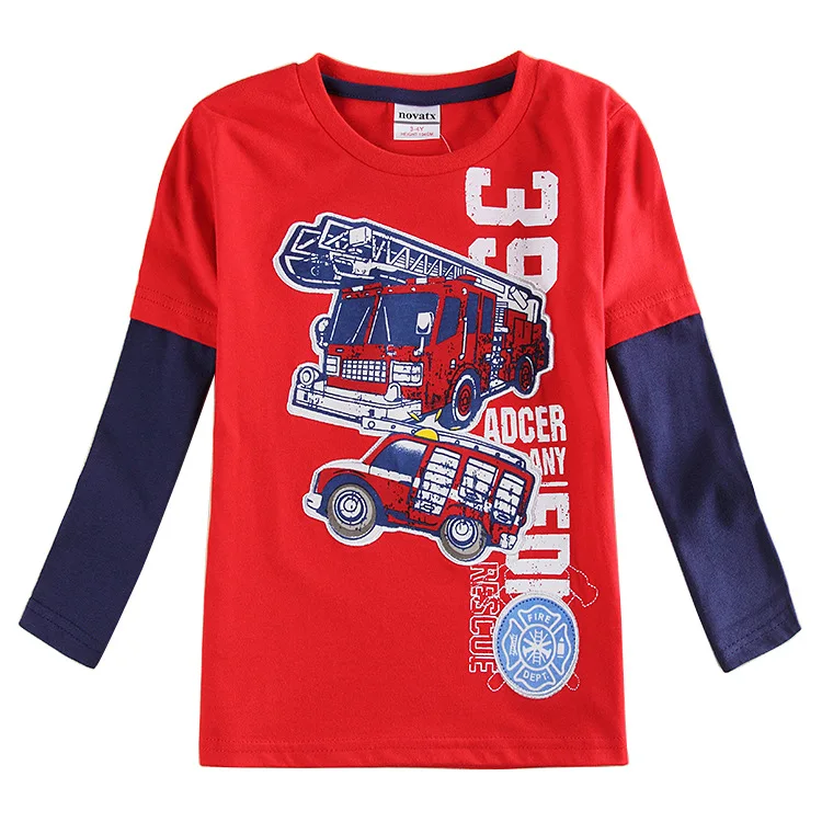 2018 baby boys t shirt,2 6T red kids children t shirts roupas infantis