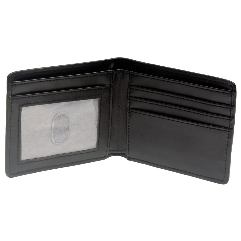 Бумажник Капитана Америки, Мужской и Женский, модный, индивидуальный, короткий, с большим металлическим логотипом, полиуретановый кошелек, DFT-1324