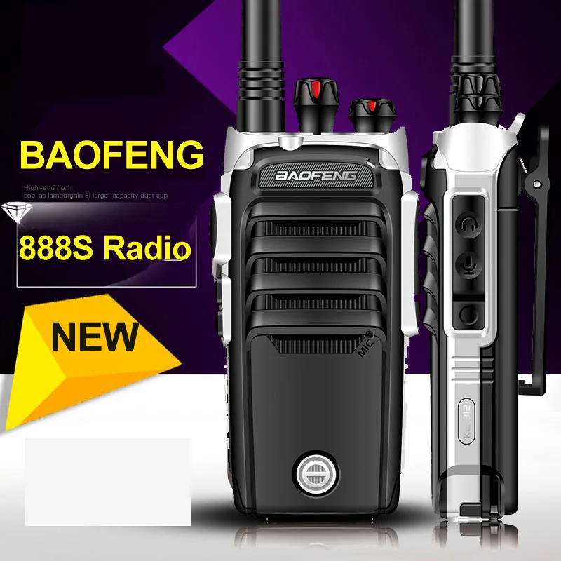 

New Baofeng BF-888S Professional Walkie Talkie 4th BF 888S 5W Power UHF 400-480MHz Portable Two Way Radio PTT FM Transceiver