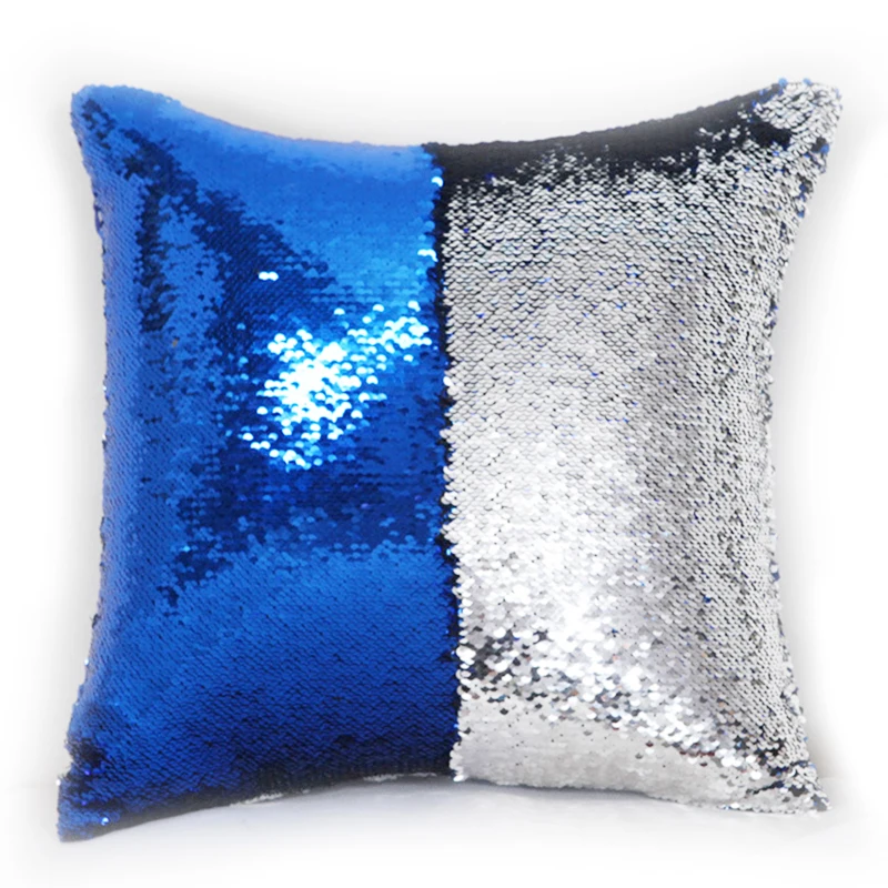 

Magic Pillowcase Sequins Throw Pillow Mermaid 40*40cm Cushion Cover Decorative Reversible Sequin Pillowcover for Sofa Decorative