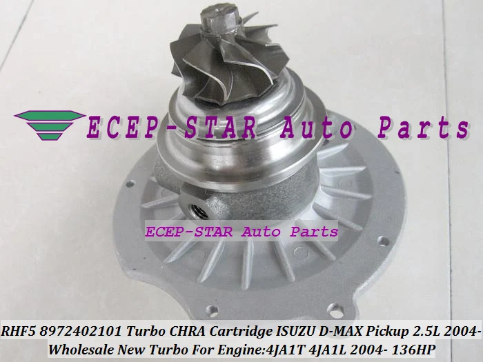 RHF5 8972402101 8973295881 8971856452 Turbo CHRA Cartridge Turbocharger Core ISUZU D-MAX Pickup 4JA1 2.5L 4JA1T 4JA1L 2004- 136HP