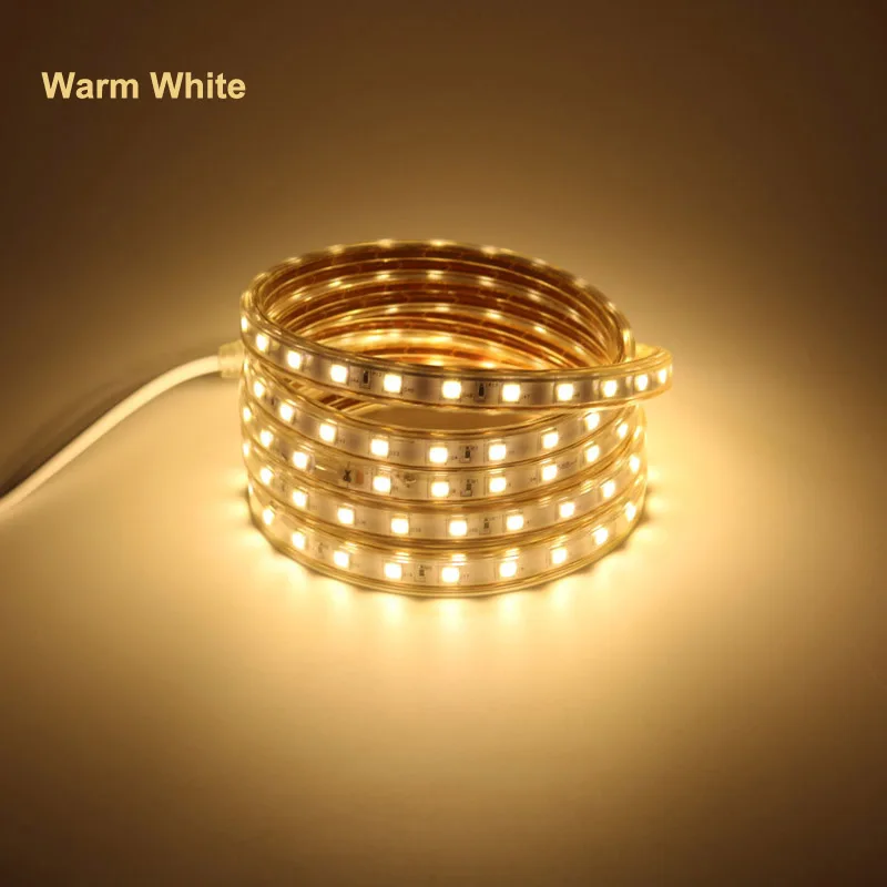 220v 5050 3chip strip warm white-