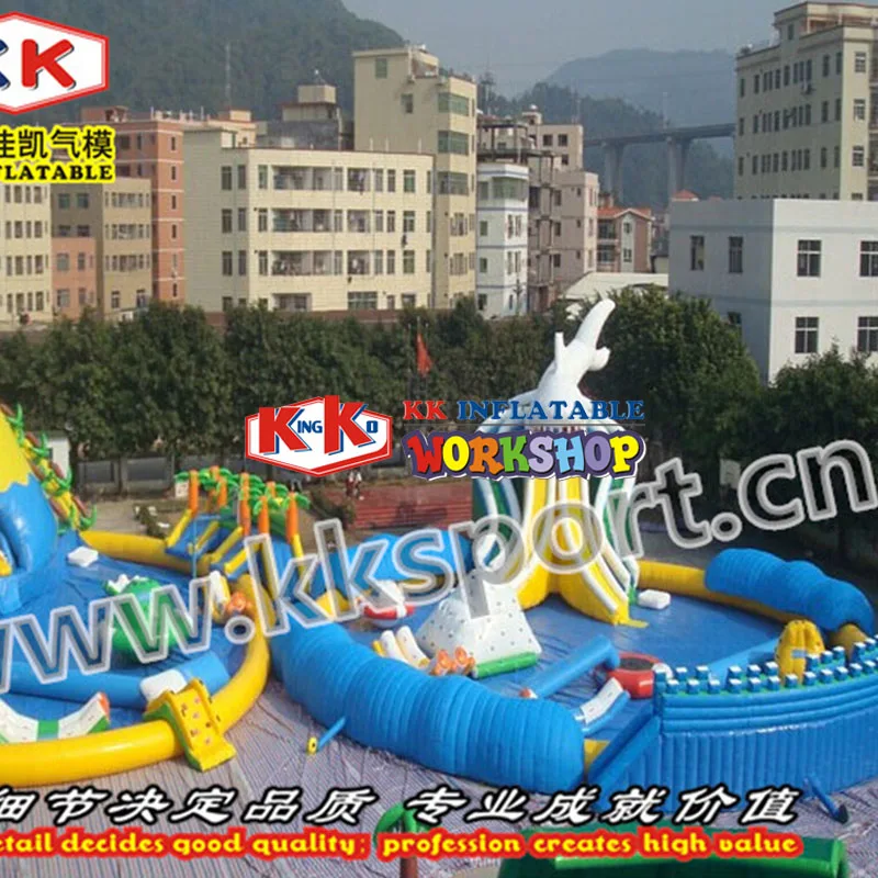 Great White Shark Theme Water Paradise amusement park inflatable water slide