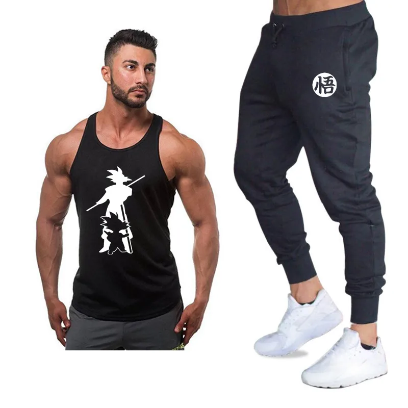 

Dragon Ball Tank Tops Men 2019 summer Casual Clothes Fitness Mens cotton sleeveless shirt Funny muscle vest workout tanktop