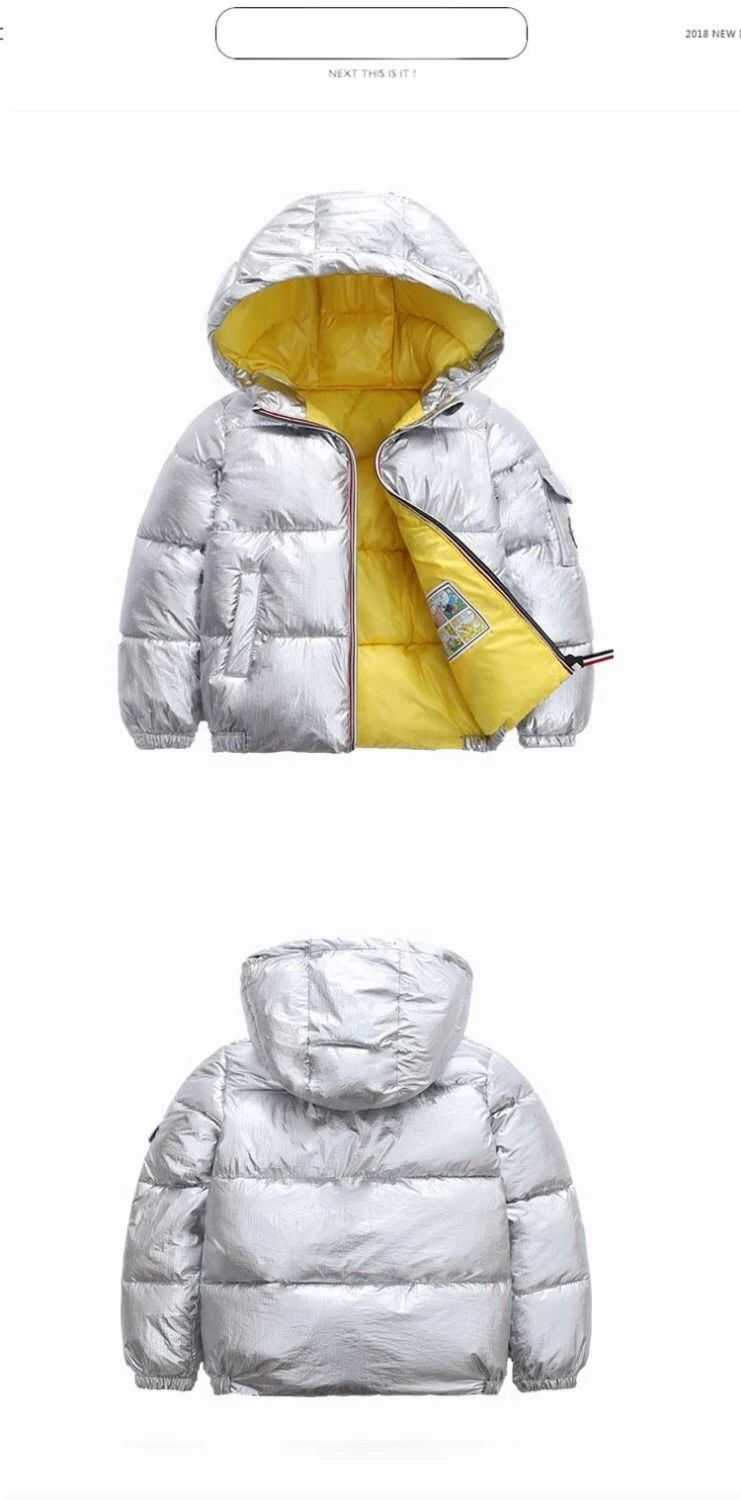 Детская зимняя куртка для мальчиков и девочек; Новинка года; детская хлопковая Водонепроницаемая зимняя куртка; парка с капюшоном; пуховые пальто для мальчиков и девочек