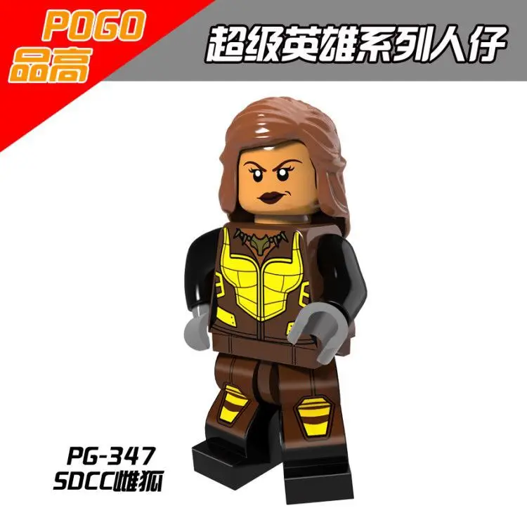 

Vixen Bulldozer Ultimate Spider-Man Wolverine Punisher Captain Boomerang Mini Man Legoings