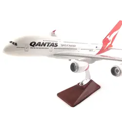 Австралия авиакомпании AIR пассажирский самолет A380 QANTAS модель самолета Модель самолета Моделирование 45 см сплав рождественские игрушки