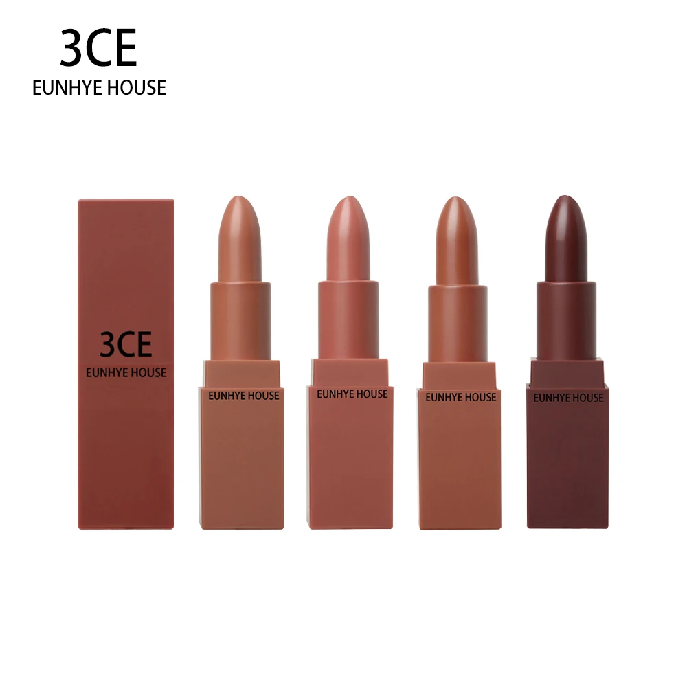 

3CE EUNHYE HOUSE Matte Lipstick Pumpkin Colors lip make up Sexy women Daily use Velvet lip stick longlasting