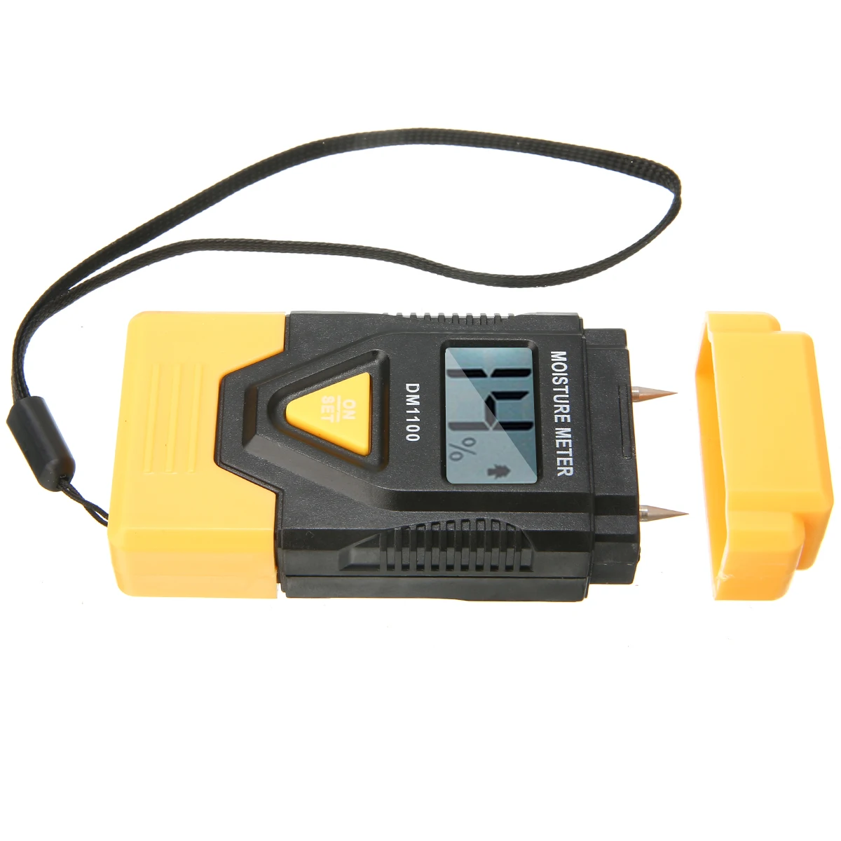 

Wood Moisture Tester 3 in 1 Handheld LCD Digital Display Moisture Meter Hygrometer For Wood Cardboard Plaster Logs
