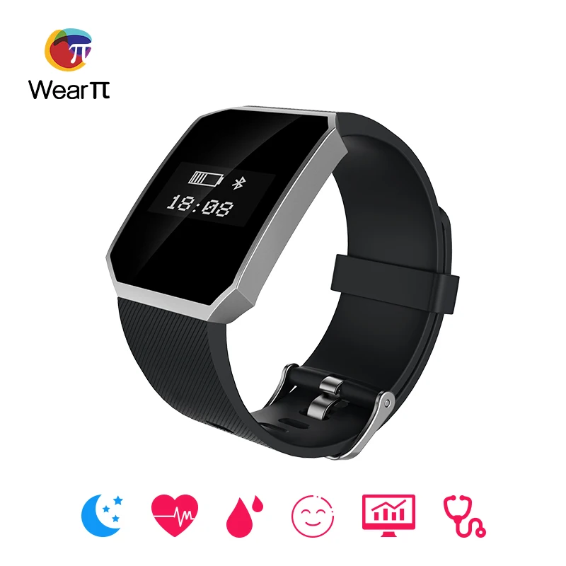 Wearpai WP106 Heart Rate Monitor Smart Band Bracelet Fitness Tracker Activity for Android IOS smartphone