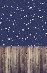 5x10ft голубые звезды и деревянный пол фотография новорожденный фон D-8047