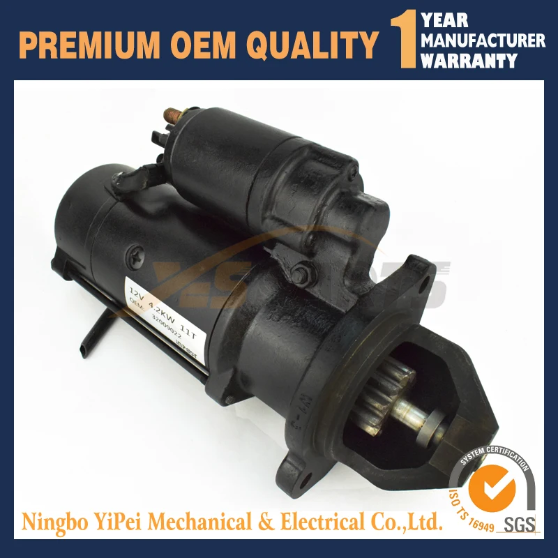 

12V 4.2KW STARTER MOTOR FOR JCB PARTS 3CX 320/09346 32009022