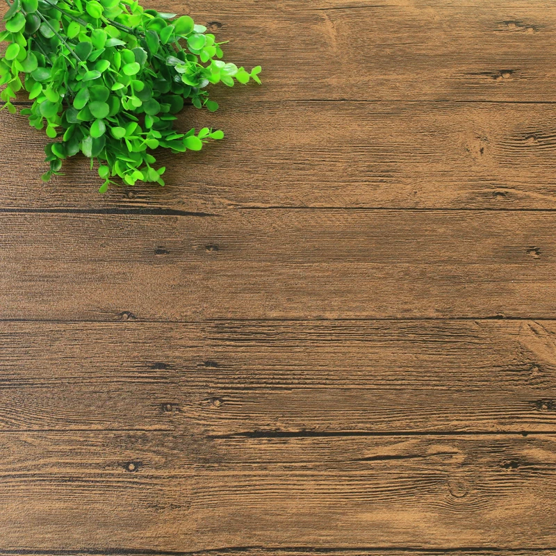 2PCS Photo 50CMX50CM Simulated Wood Paper Photography Background Retro