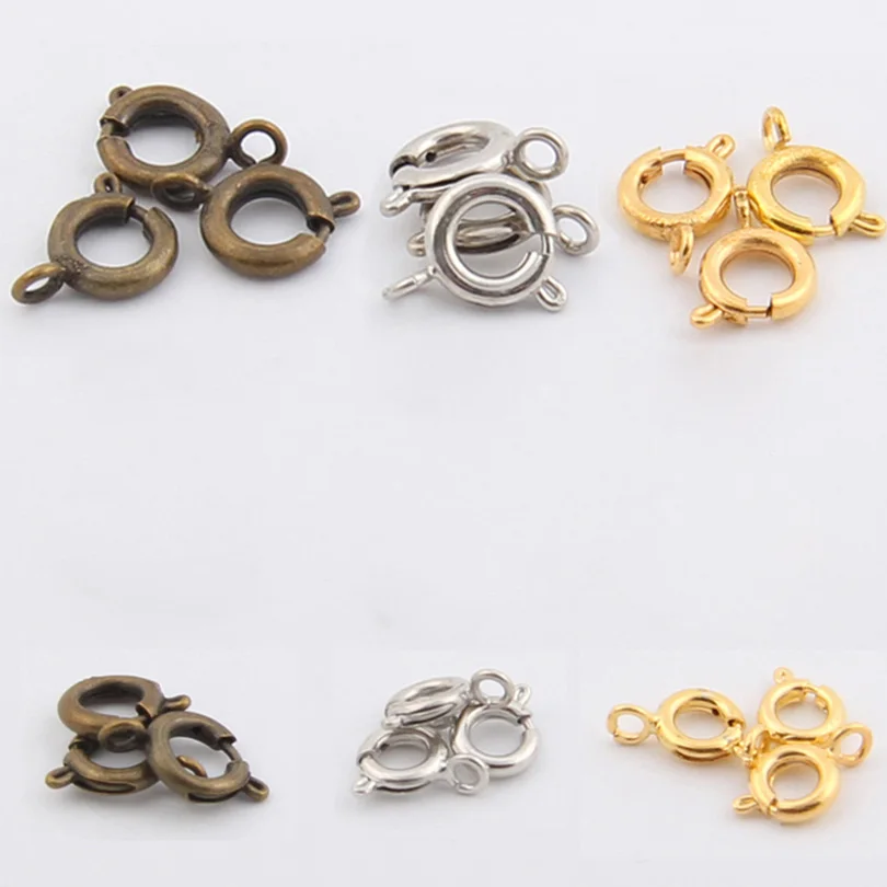 Connection Clasp Sailor Copper Spring Ring Clasp Round Clasp Jewelry