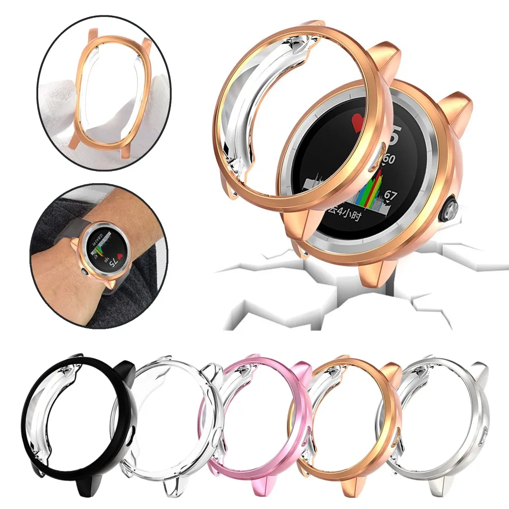 

Case Protector for Garmin Vivoactive 3 Smartwatch Unti-Shock TPU Covers Waterproof Protective Bumper Shell Accessories