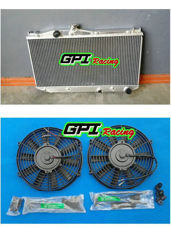 Aluminum Radiator +FAN for TOYOTA Camry SV20 SV21 SV22 1.8L 2.0L 87-1992 AT/MT | Автомобили и мотоциклы