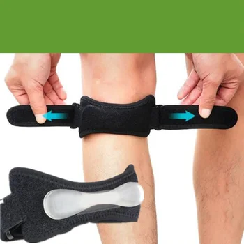 

1 Pcs Adjustable Knee Support Professional Strengthened Gel Knee Brace Strap Breathable Leg Knee Foot Care Tool Pads