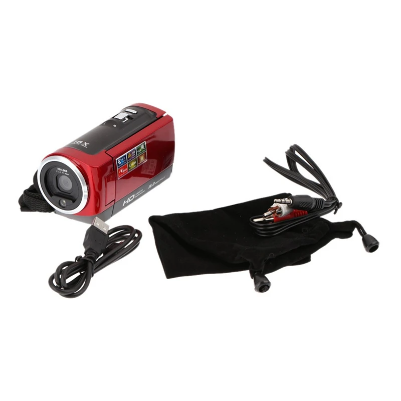 HD 720 P Цифровая видеокамера HDV видео цифровая камера 16MP 16x зум матрица COMS 270 градусов 2,7 дюймов TFT ЖК-экран