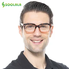 SOOLALA Новая Большая квадратная рамка для очков Деловые женские мужские очки оправа с прозрачными линзами компьютерные очки для женщин