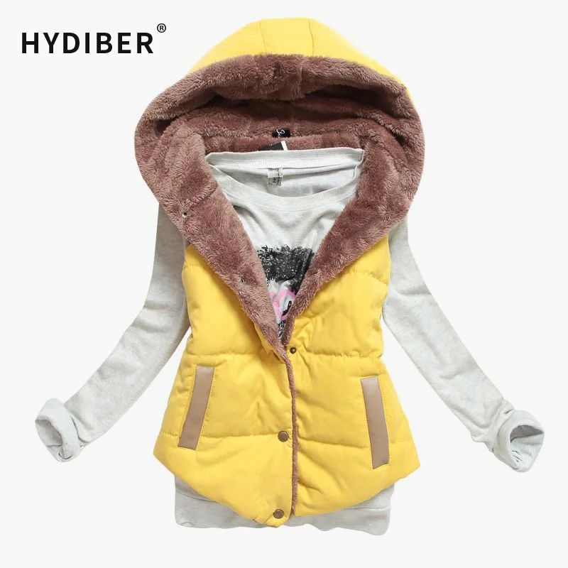 Autumn Winter Vest Womens 2017 Slim Cotton Padded Long