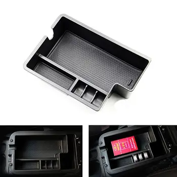

BBQ@FAKU Car Organizer Center Console Armres holder Container Tray Storage Box Accessories Fit For 2007-2012 Outlander ASX