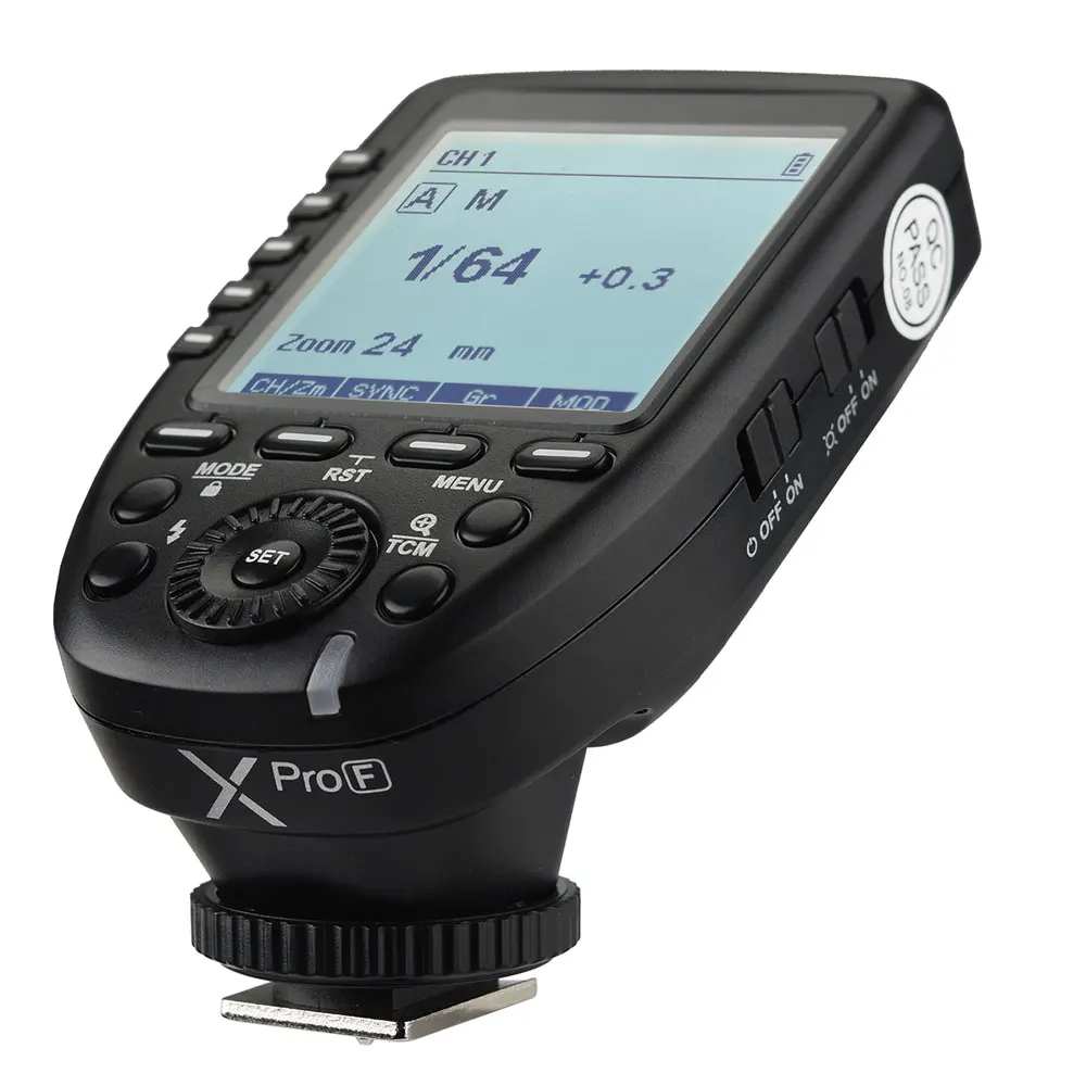 Pre-Sale New Arrival Godox TTL II 2.4G Wireless X system High-speed with Big LCD Screen Transmitter Xpro-F For Fuji (31)