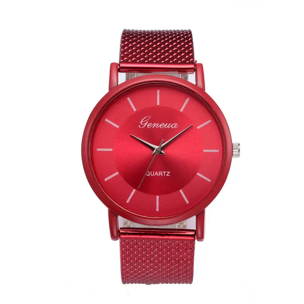 Бизнес часы наручные часы для мужчин простой стиль сетка ремень для мужчин и женщин кварцевые часы унисекс relogio masculino# tt - Цвет: G