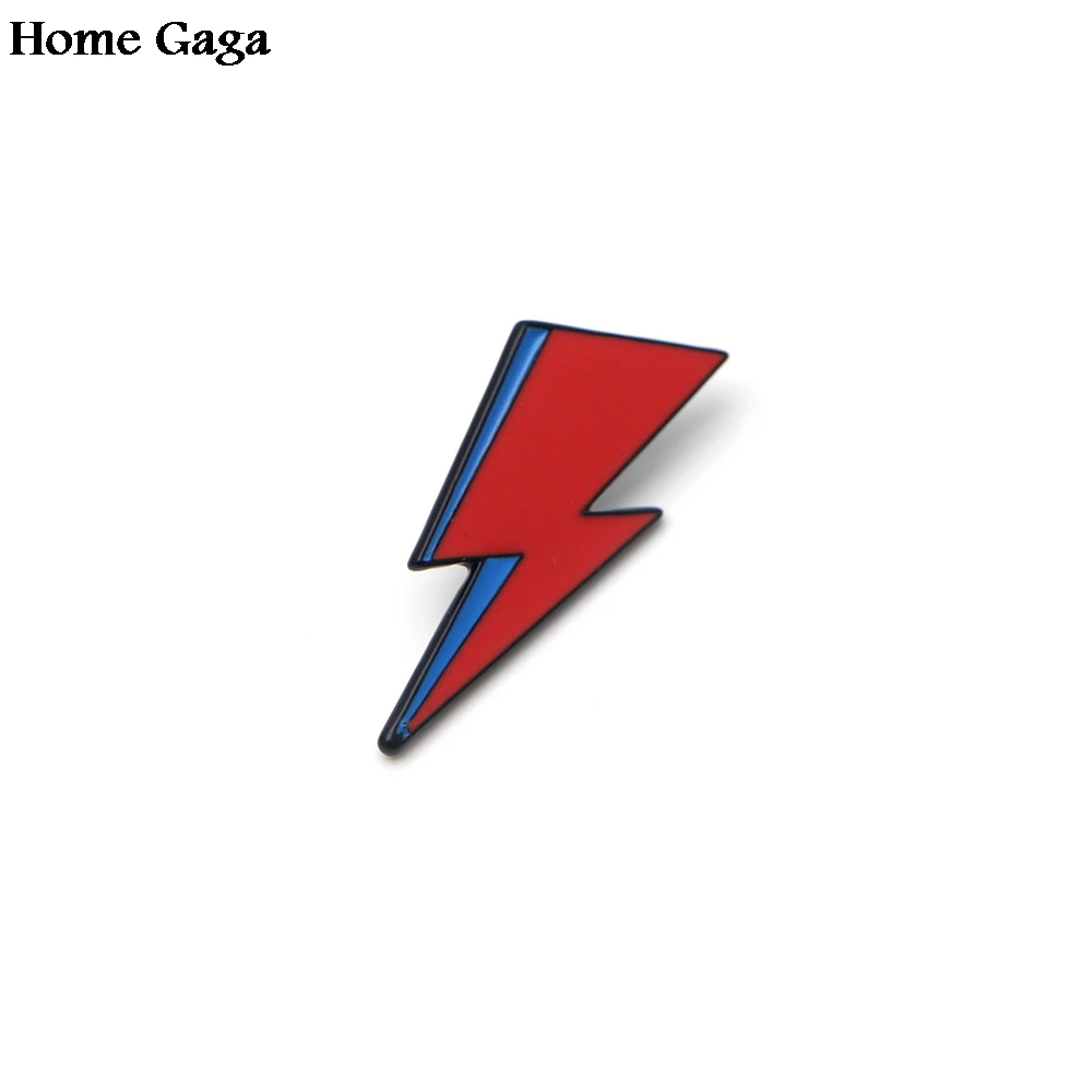 Homegaga броши для мужчин и женщин молния Металл цинк эмаль булавки медаль para рюкзак