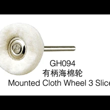 Ювелирные Инструменты Горячие GH094 Mournted тканевое колесо 3 slicespoling колеса ручка проволочное колесо 100 шт./упак. ювелирные изделия Dremel