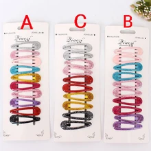 10 шт./компл. дети милые Карамельный цвет Краски Заколки для волос для девочек выпечки Краски заколка для волос, заколка для волос с несколькими аксессуары для волос BB заколка для волос, заколка для волос